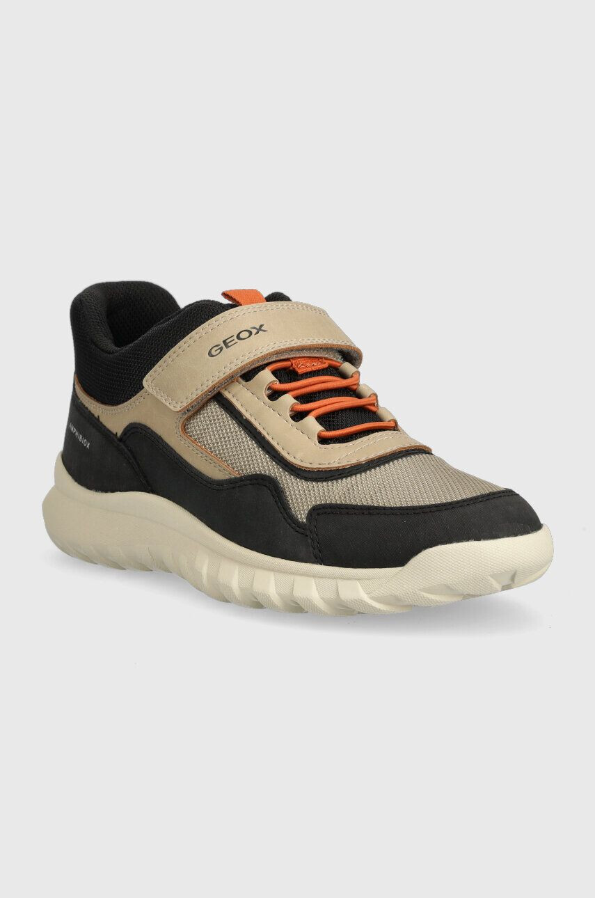 Geox sneakers pentru copii culoarea bej - Pled.ro