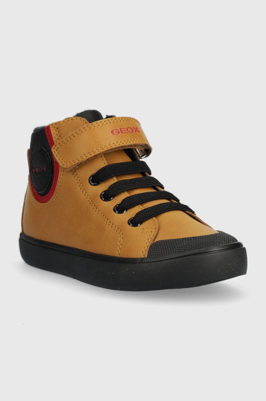 Geox sneakers pentru copii culoarea galben - Pled.ro