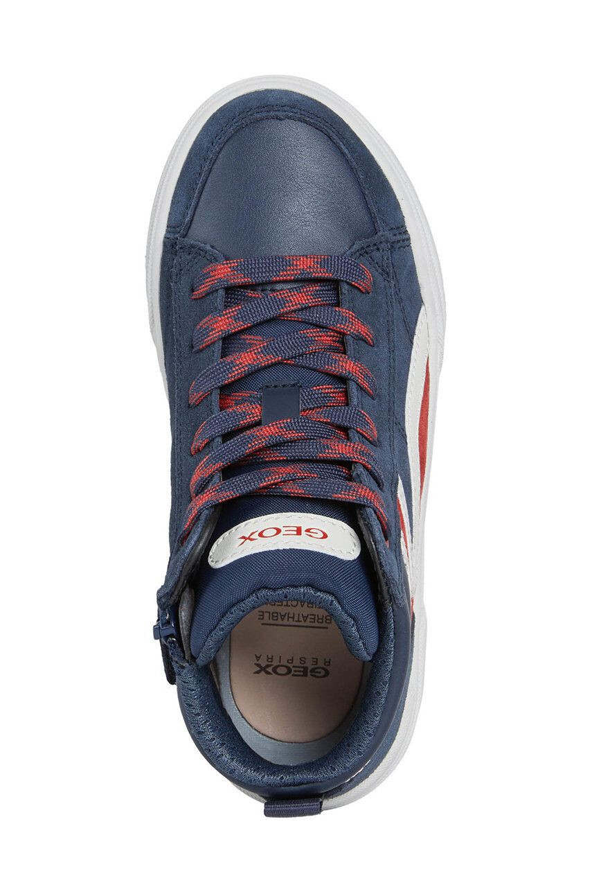 Geox sneakers pentru copii culoarea gri - Pled.ro