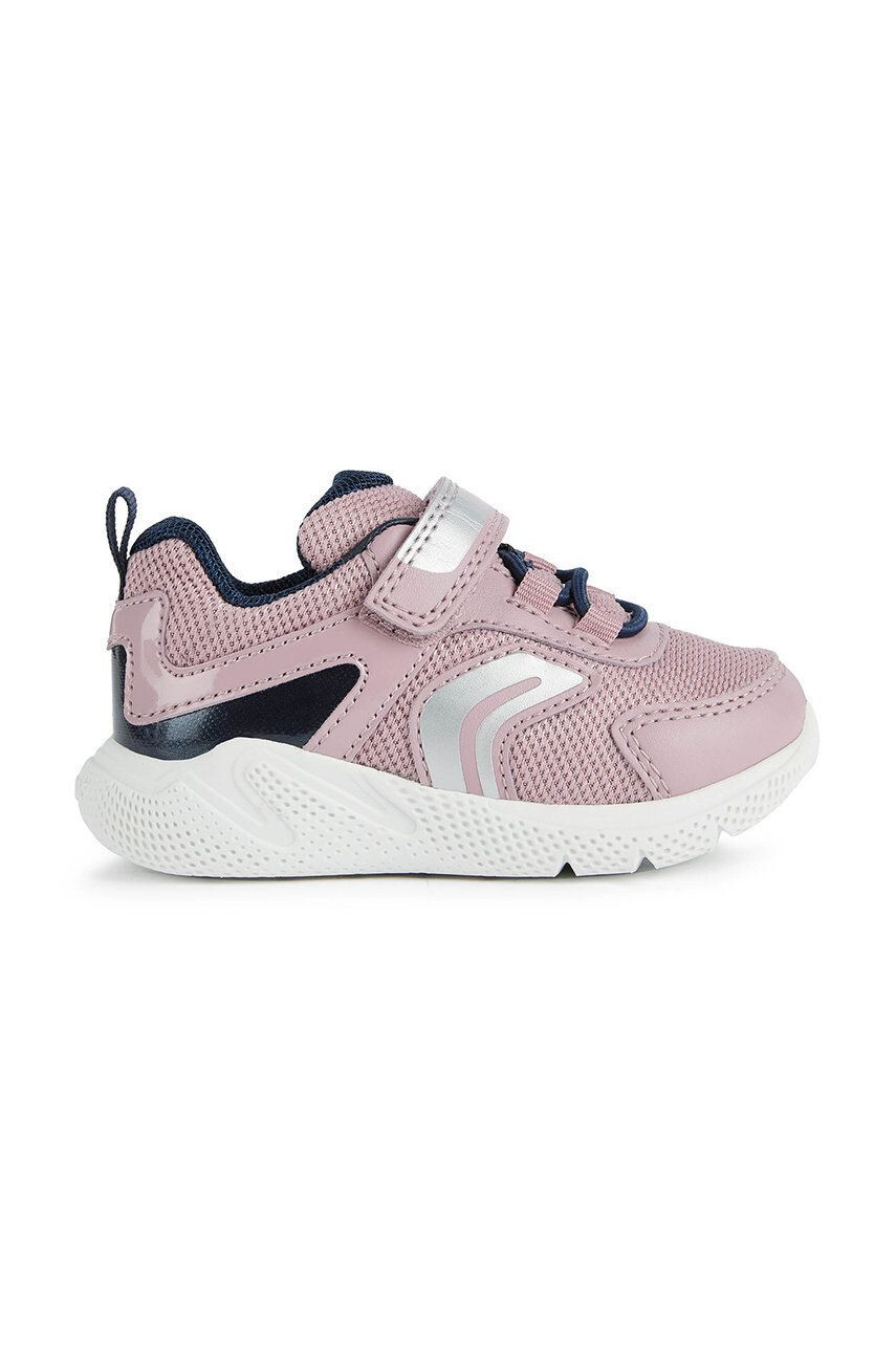 Geox sneakers pentru copii culoarea gri - Pled.ro