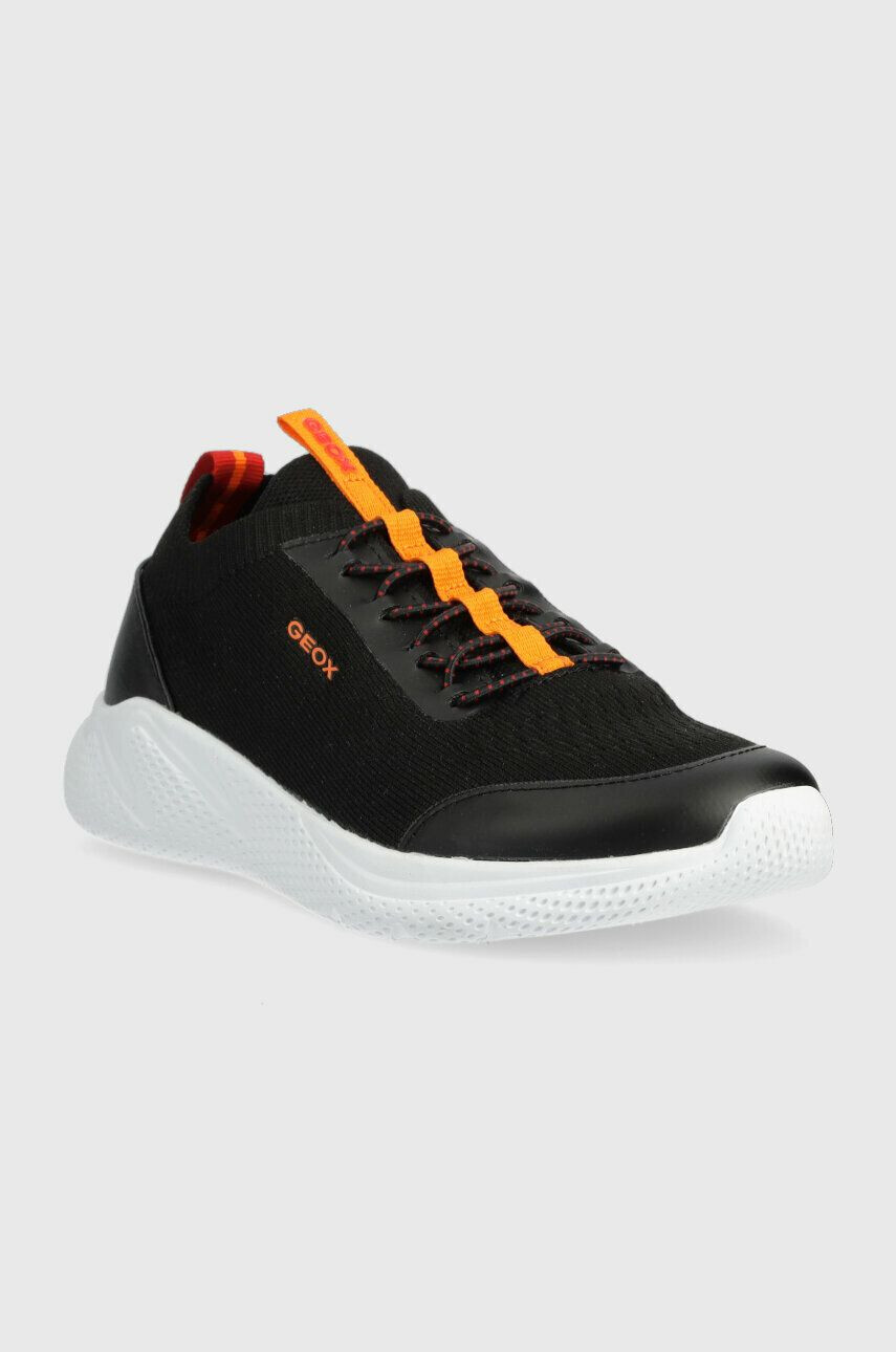 Geox sneakers pentru copii culoarea negru - Pled.ro