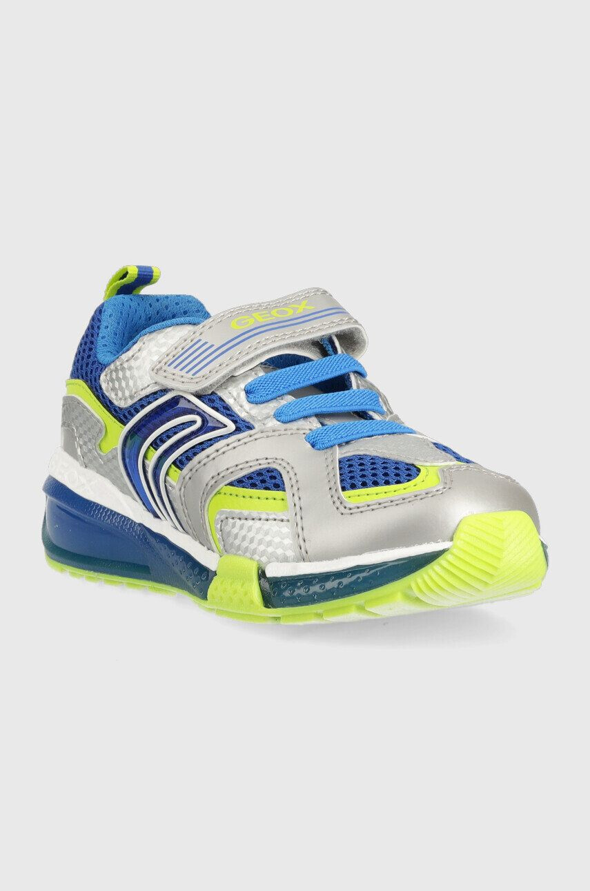 Geox sneakers pentru copii culoarea argintiu - Pled.ro