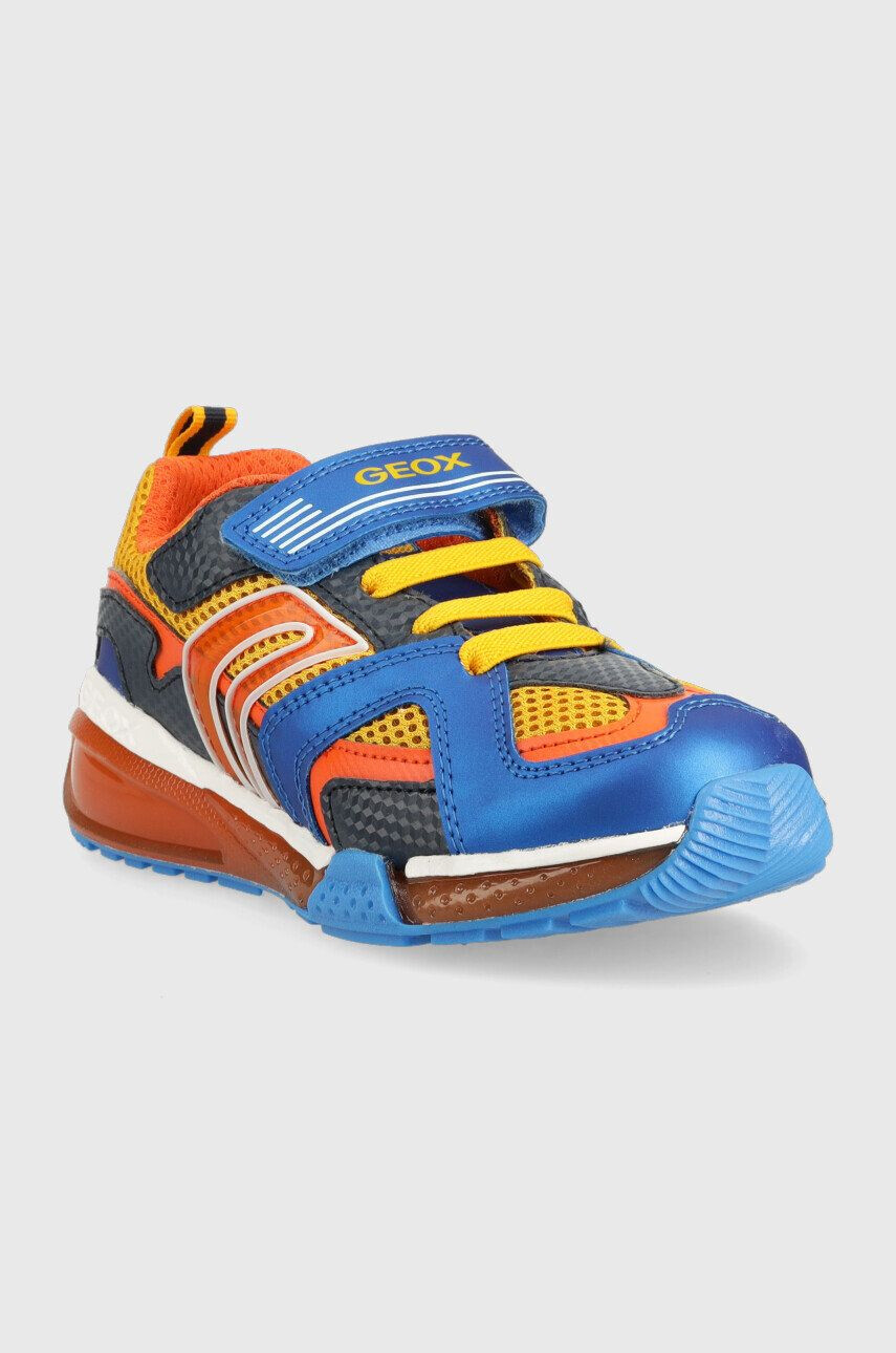 Geox sneakers pentru copii culoarea portocaliu - Pled.ro