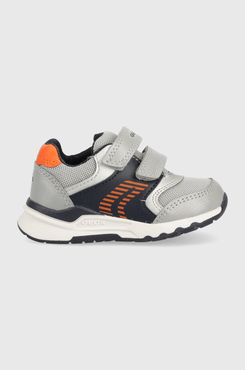 Geox sneakers pentru copii culoarea gri - Pled.ro