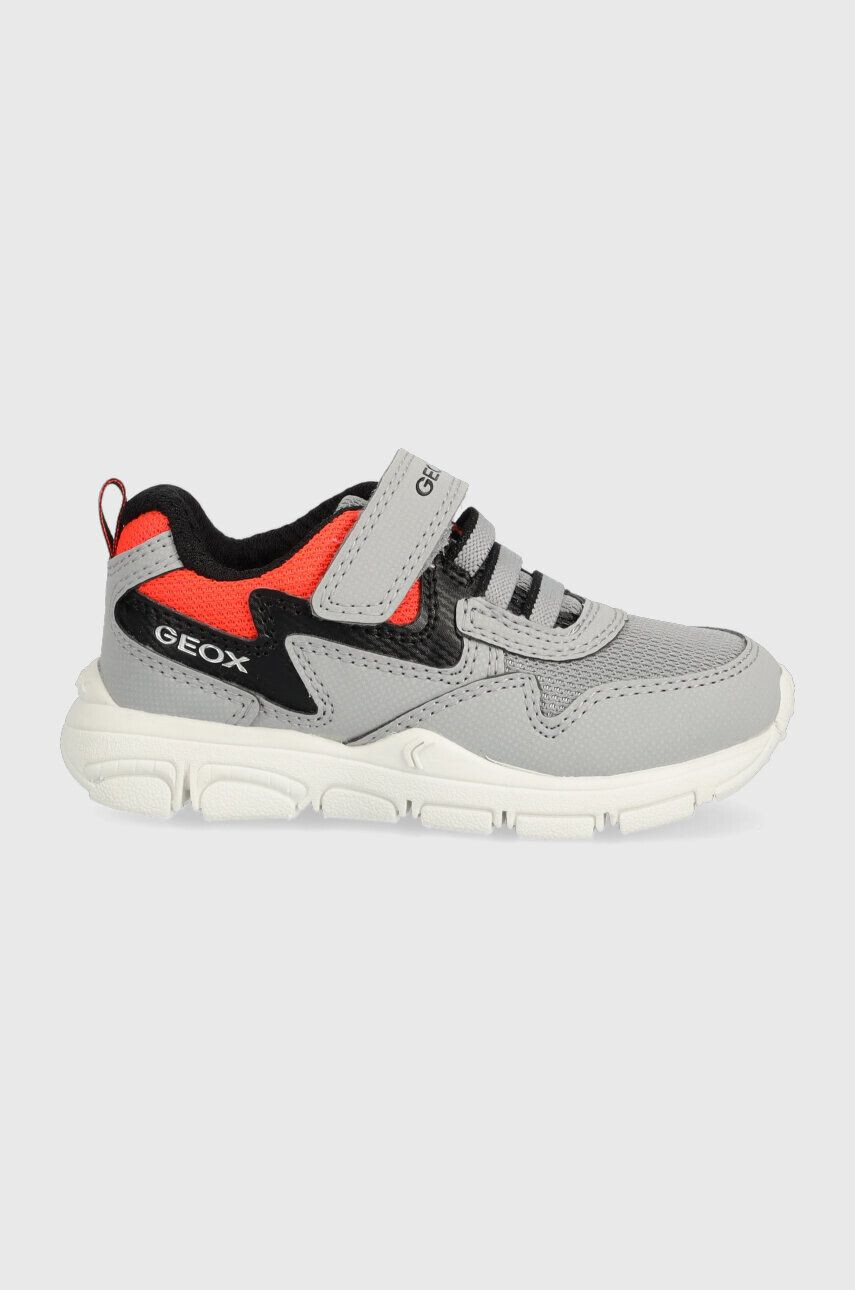 Geox sneakers pentru copii culoarea gri - Pled.ro