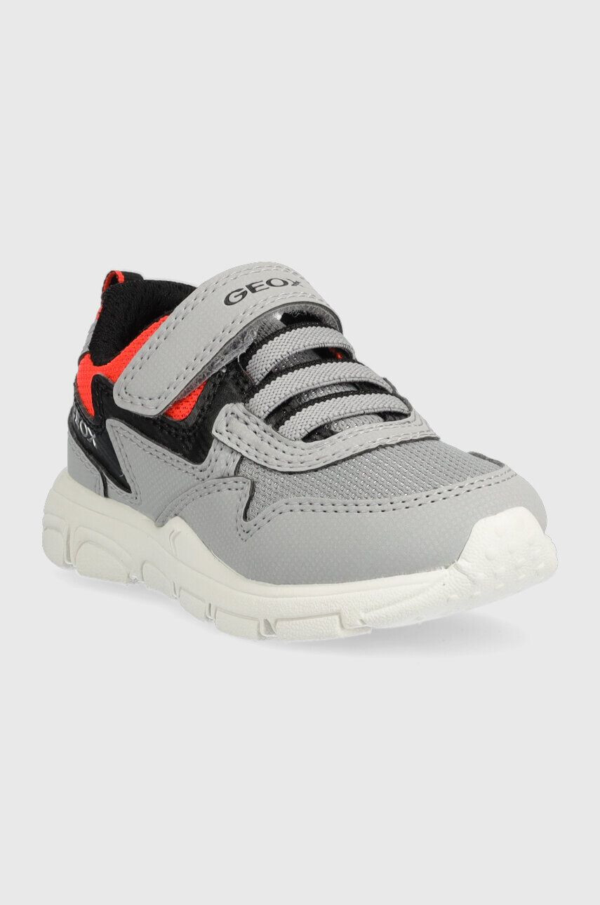 Geox sneakers pentru copii culoarea gri - Pled.ro