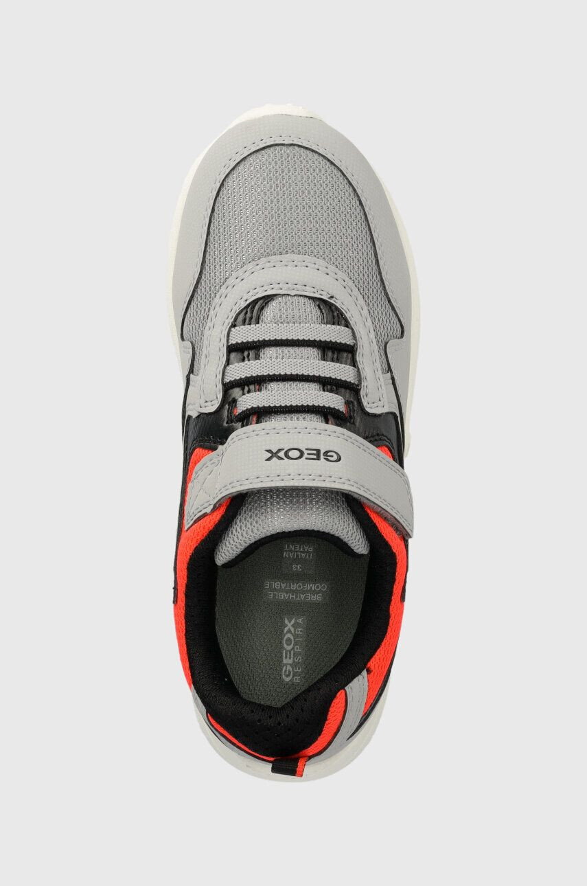 Geox sneakers pentru copii culoarea gri - Pled.ro