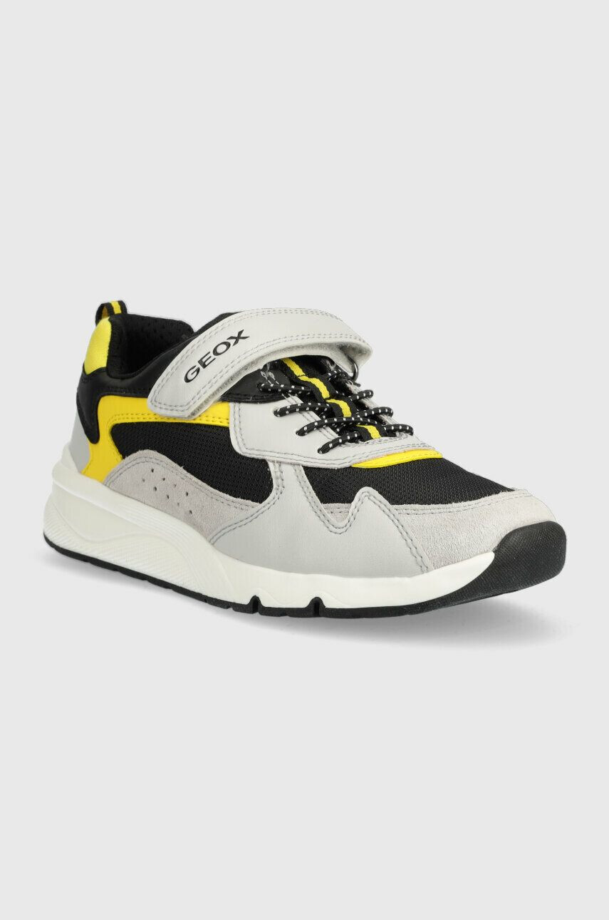 Geox sneakers pentru copii culoarea gri - Pled.ro