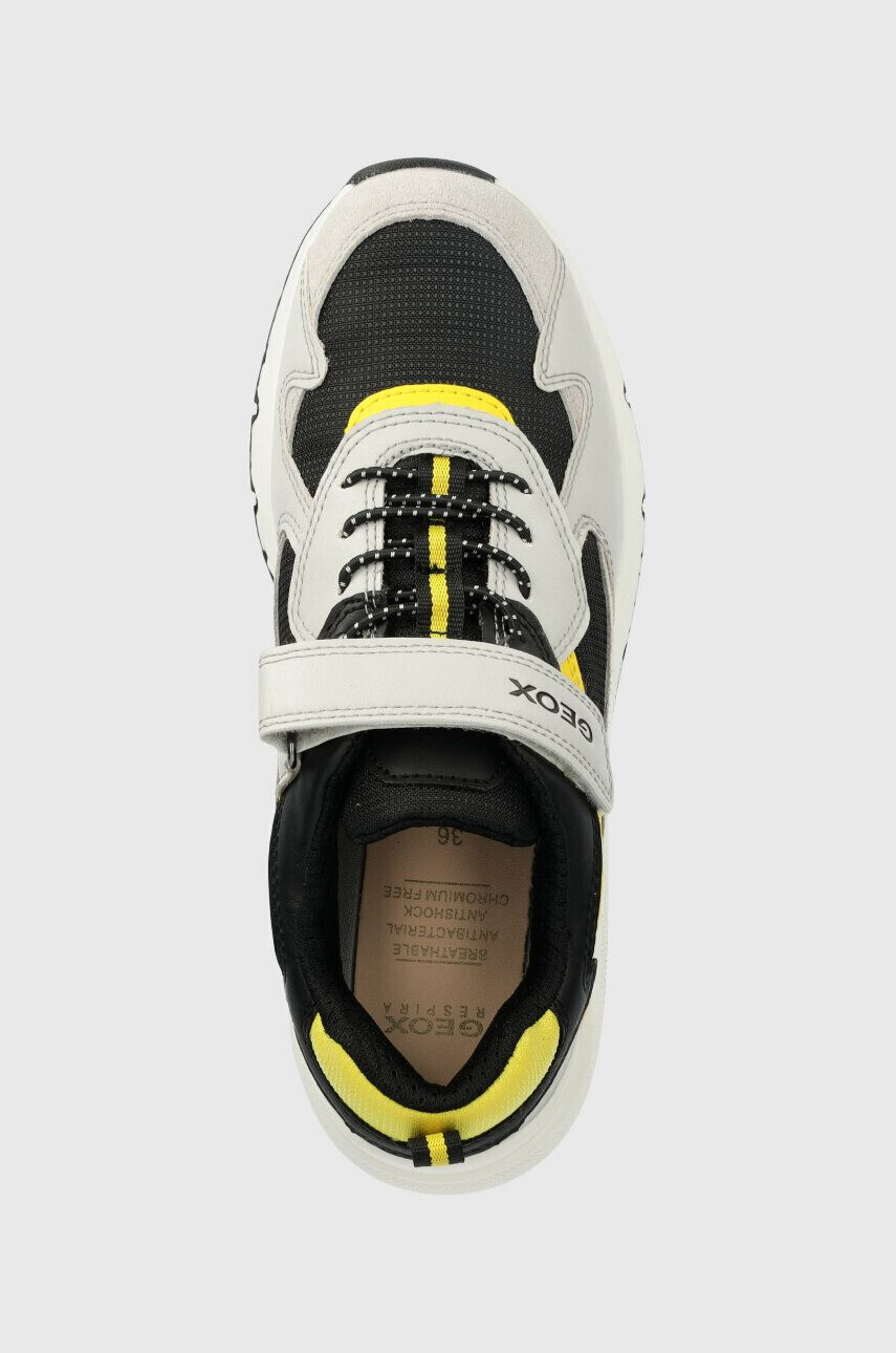 Geox sneakers pentru copii culoarea gri - Pled.ro