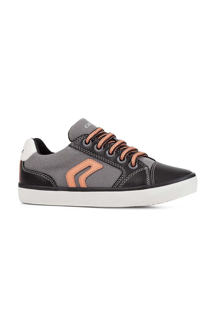 Geox sneakers pentru copii culoarea gri - Pled.ro