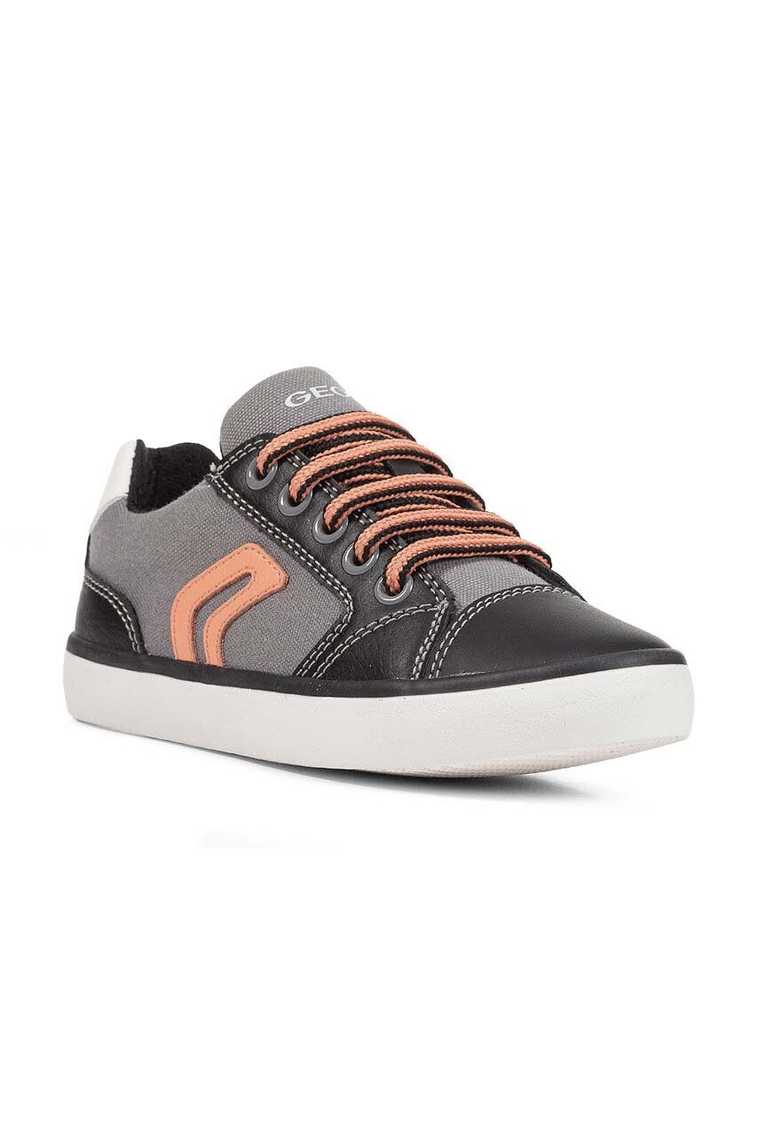 Geox sneakers pentru copii culoarea gri - Pled.ro