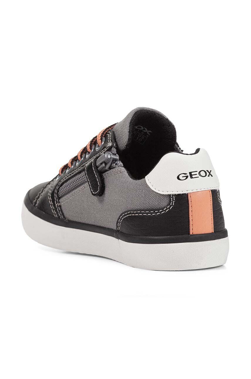 Geox sneakers pentru copii culoarea gri - Pled.ro