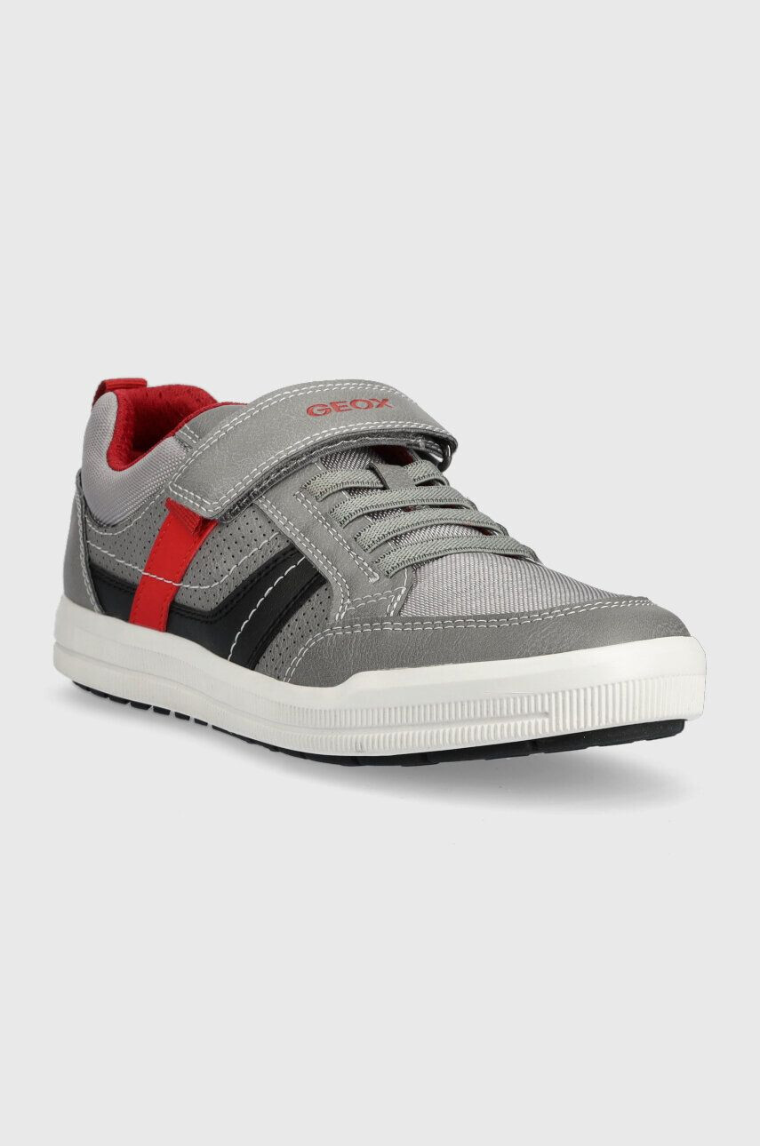 Geox sneakers pentru copii culoarea gri - Pled.ro