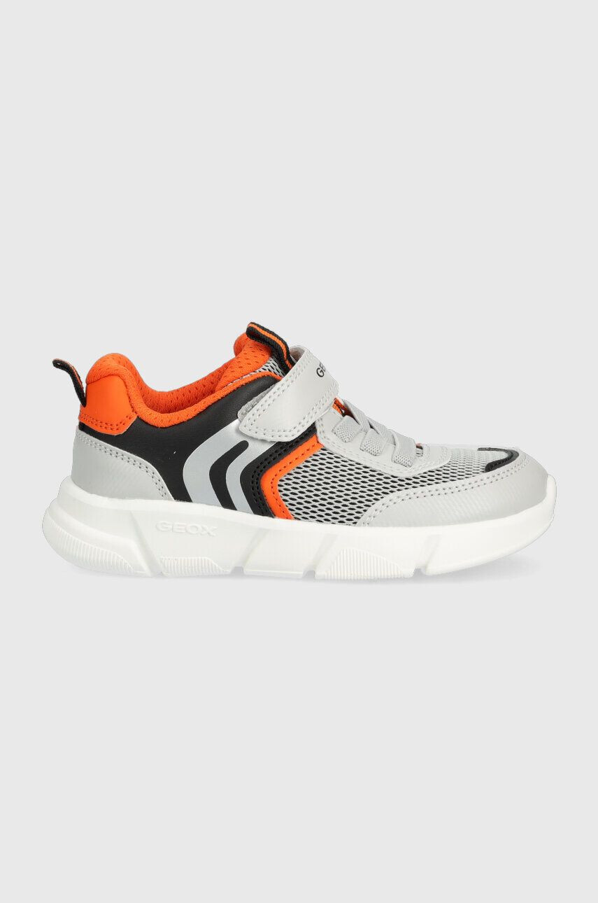 Geox sneakers pentru copii culoarea gri - Pled.ro