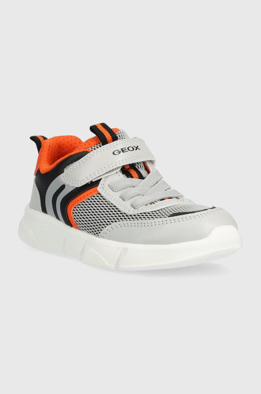 Geox sneakers pentru copii culoarea gri - Pled.ro