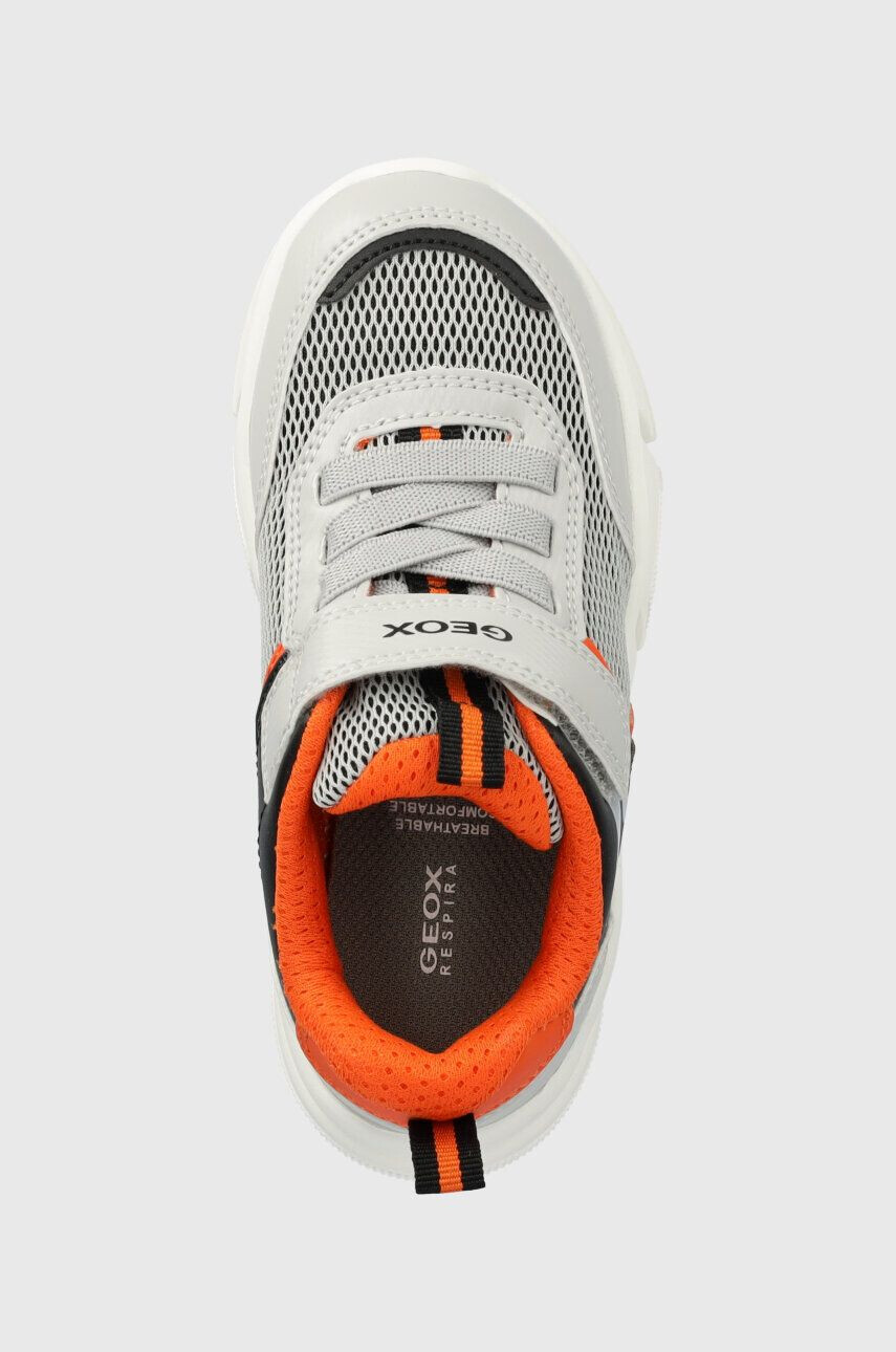 Geox sneakers pentru copii culoarea gri - Pled.ro