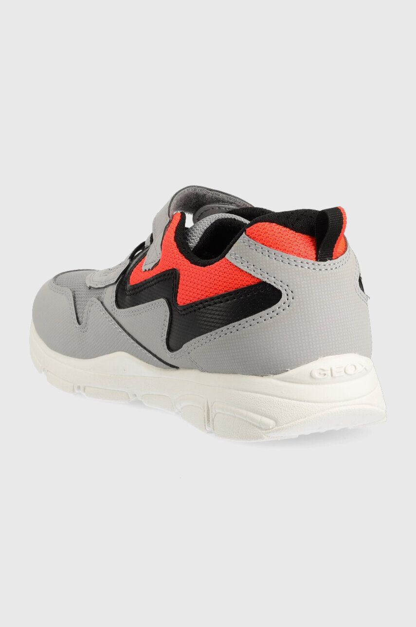 Geox sneakers pentru copii culoarea gri - Pled.ro