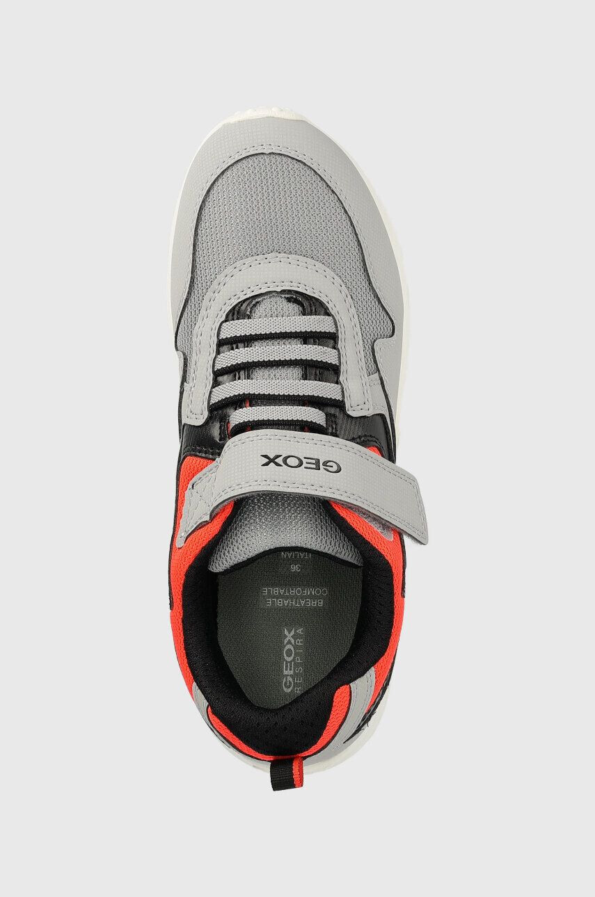 Geox sneakers pentru copii culoarea gri - Pled.ro