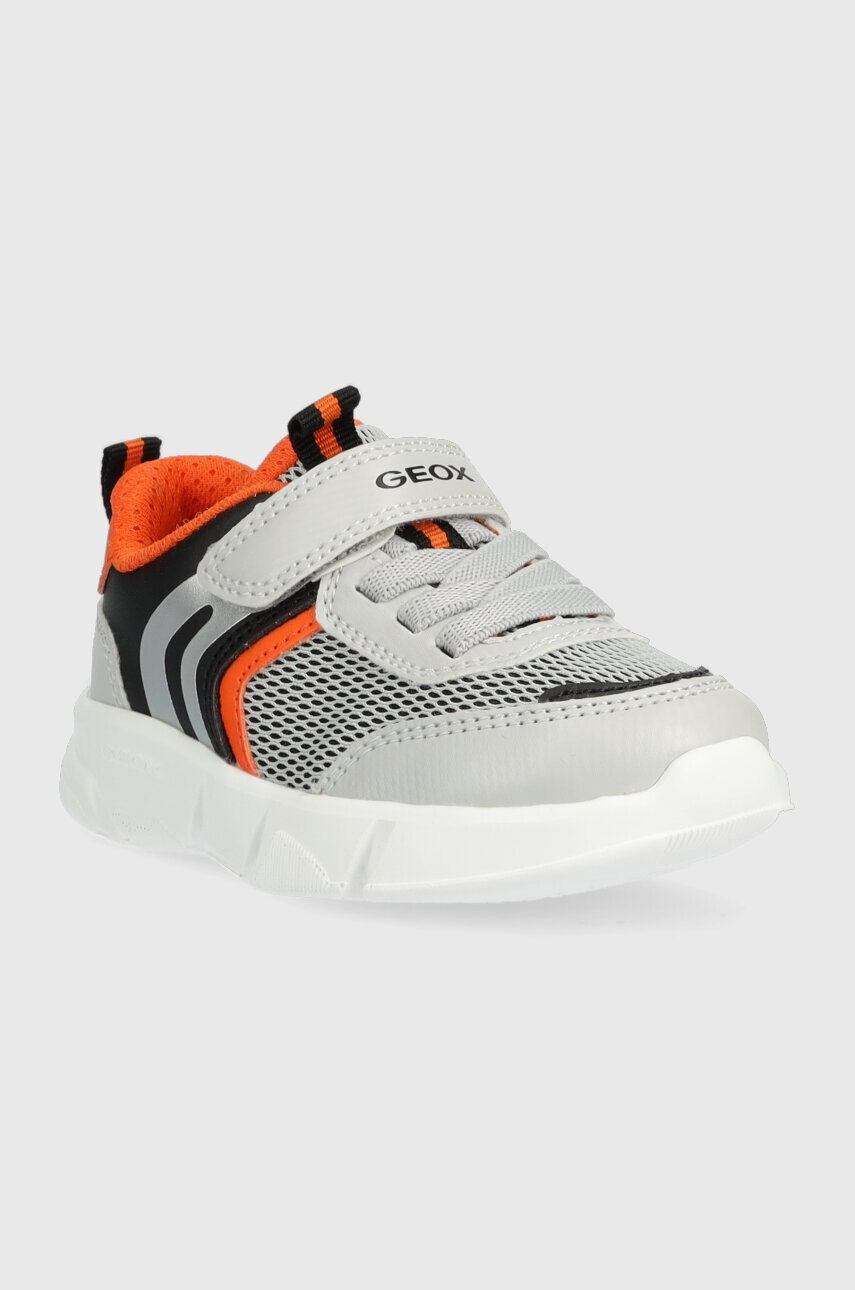 Geox sneakers pentru copii culoarea gri - Pled.ro