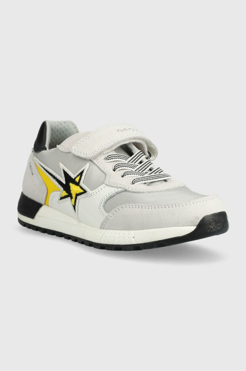 Geox sneakers pentru copii culoarea gri - Pled.ro