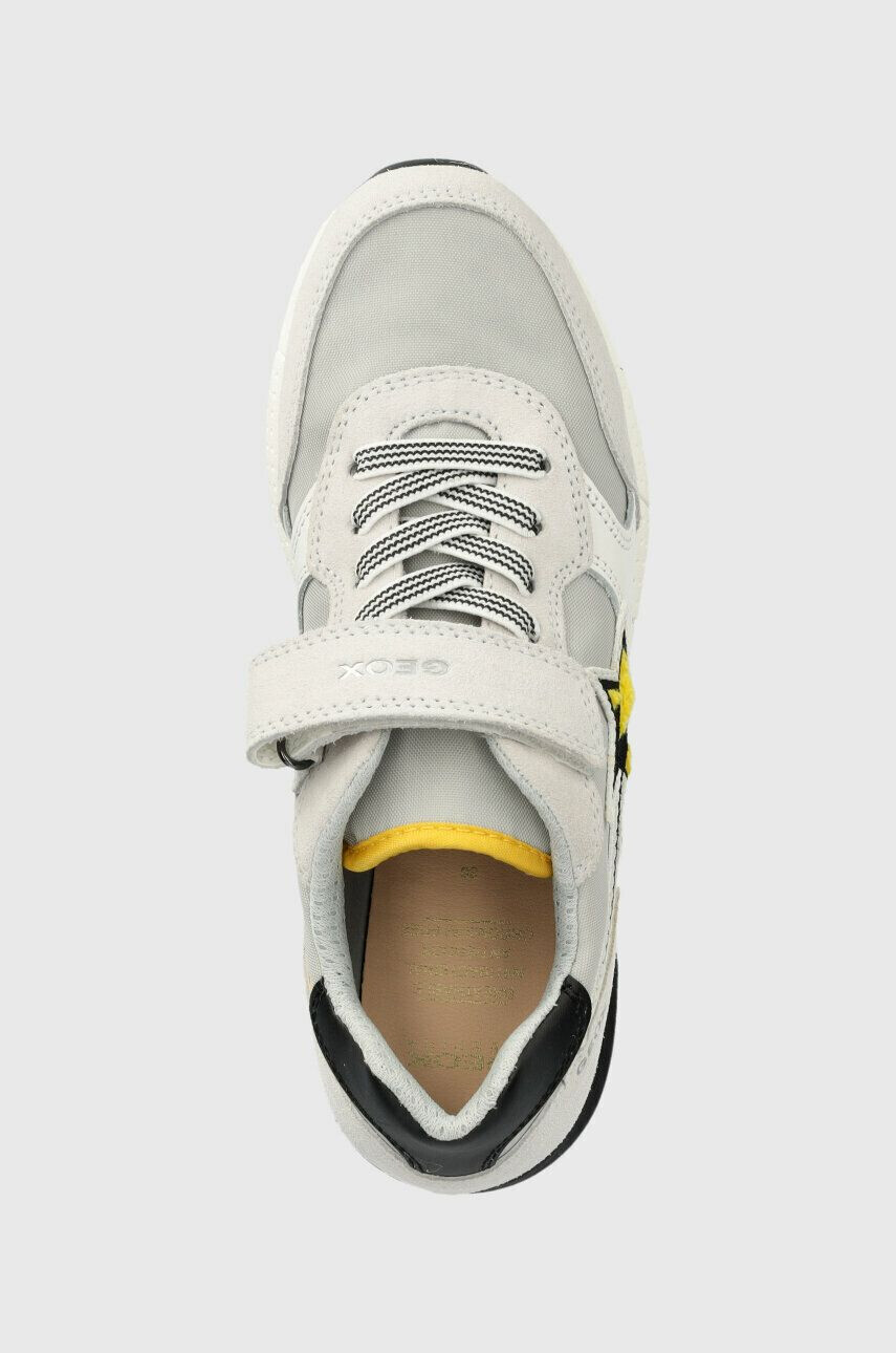 Geox sneakers pentru copii culoarea gri - Pled.ro