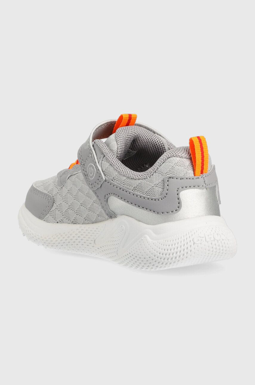 Geox sneakers pentru copii culoarea gri - Pled.ro