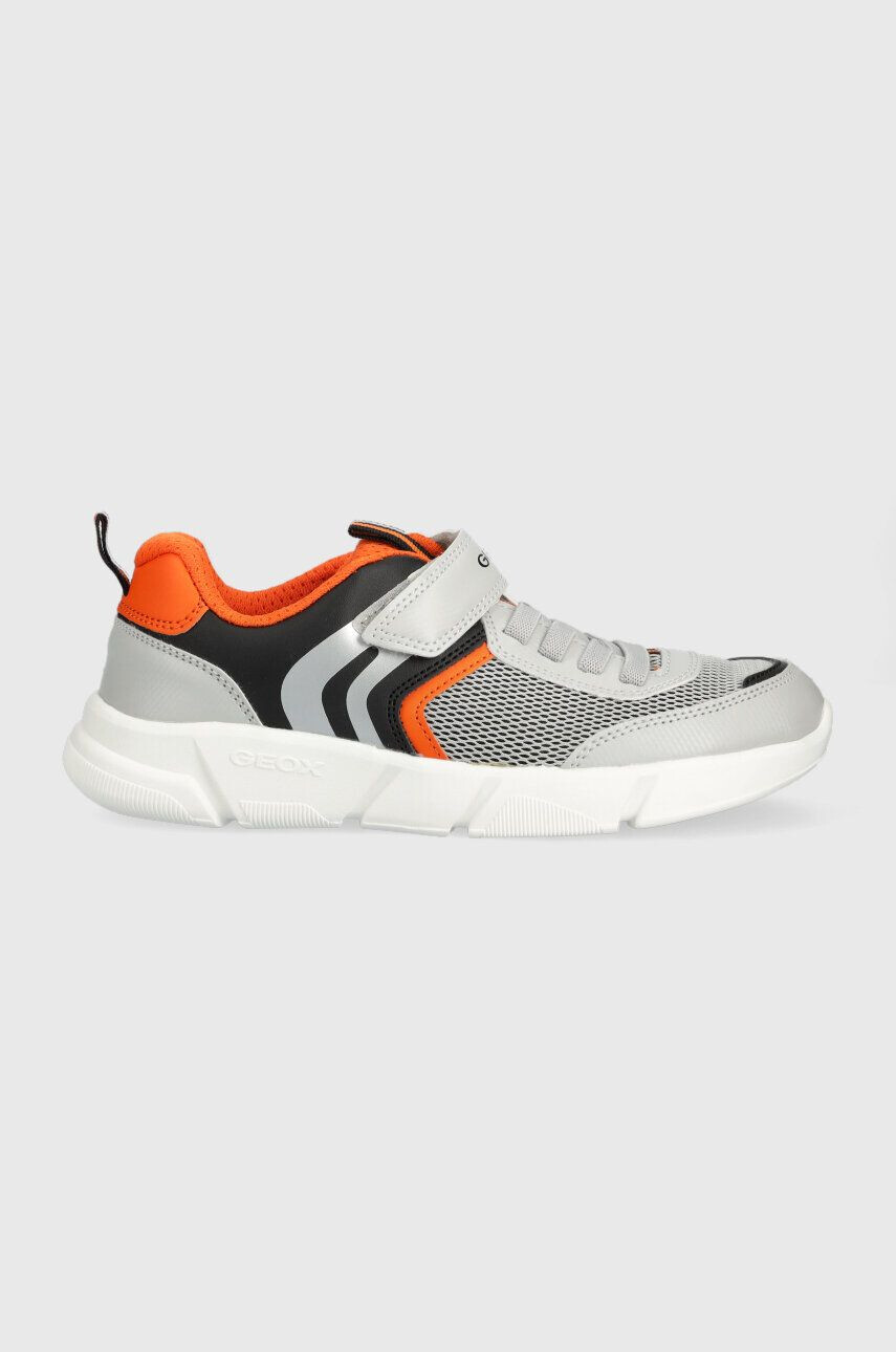 Geox sneakers pentru copii culoarea gri - Pled.ro