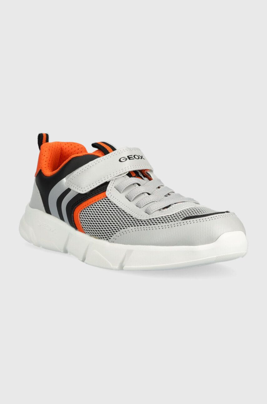 Geox sneakers pentru copii culoarea gri - Pled.ro