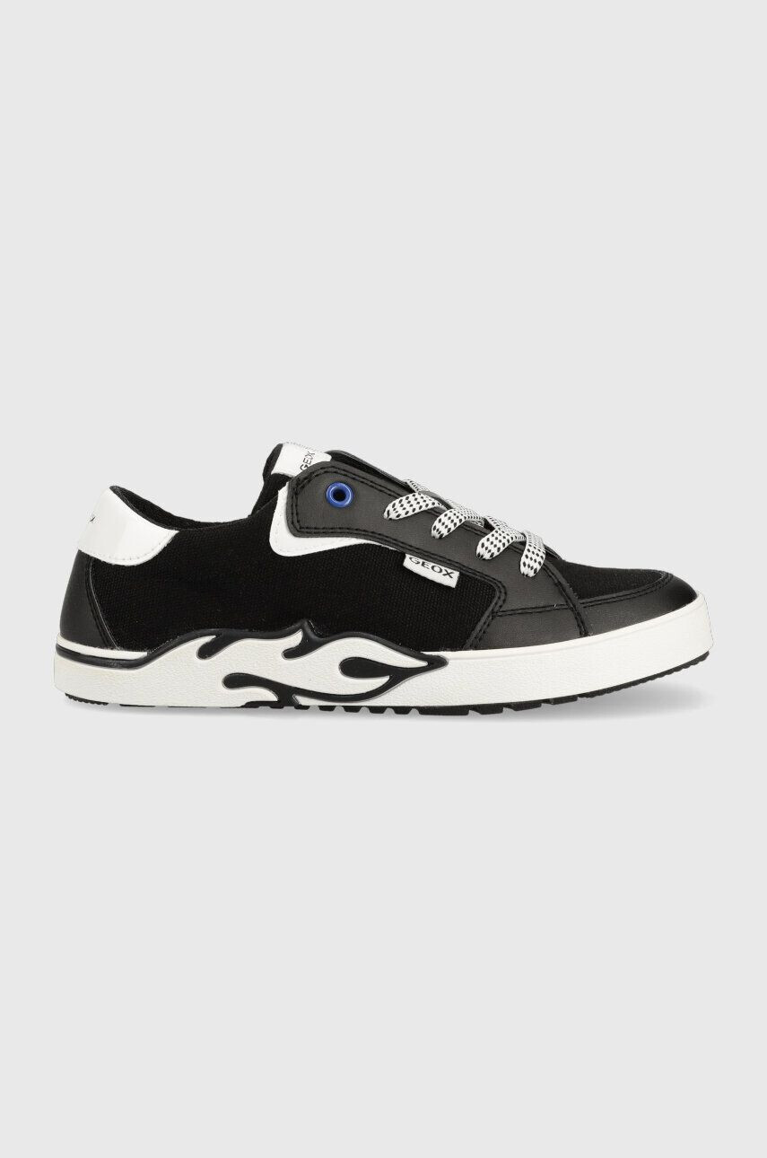 Geox sneakers pentru copii culoarea negru - Pled.ro