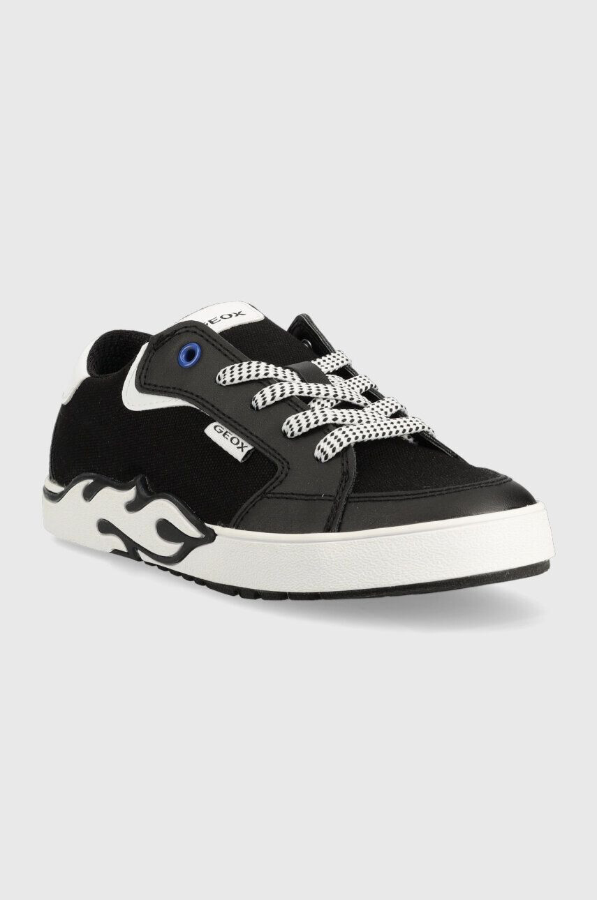 Geox sneakers pentru copii culoarea negru - Pled.ro