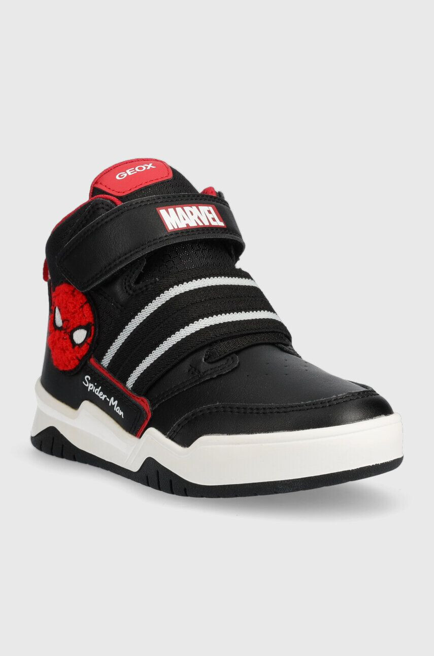 Geox sneakers pentru copii x Marvel culoarea negru - Pled.ro