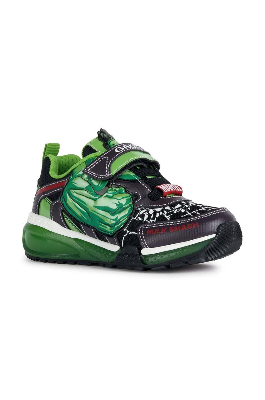 Geox sneakers pentru copii x Marvel culoarea negru - Pled.ro