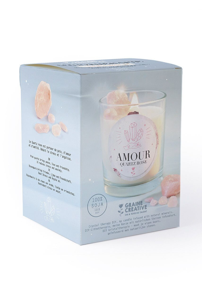 Graine Creative Kit de lumânări parfumate DIY Quartz Rose - Pled.ro