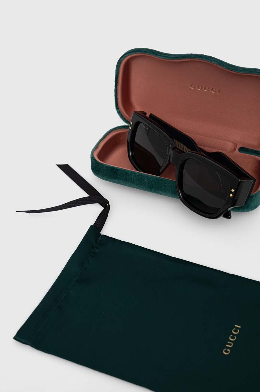 Gucci ochelari de soare femei culoarea negru - Pled.ro