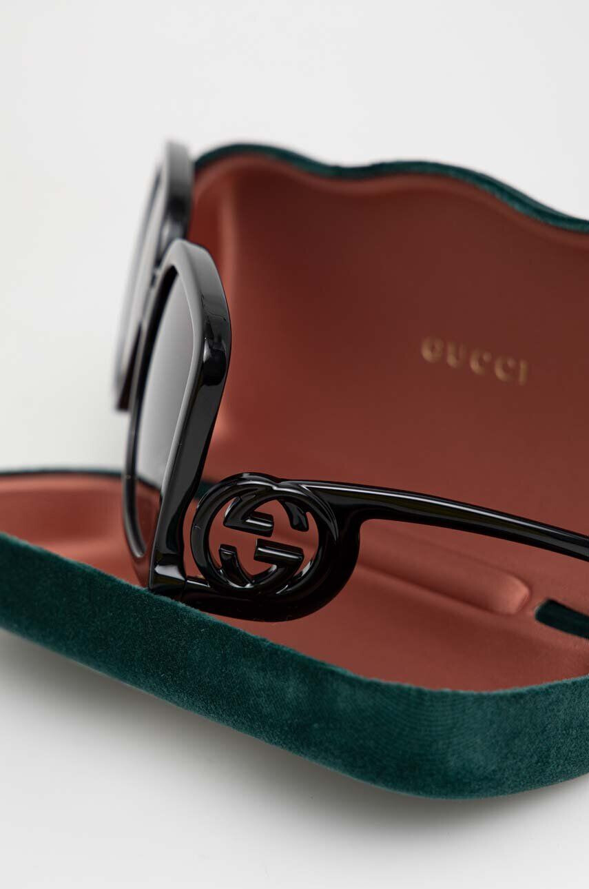 Gucci ochelari de soare femei culoarea negru - Pled.ro