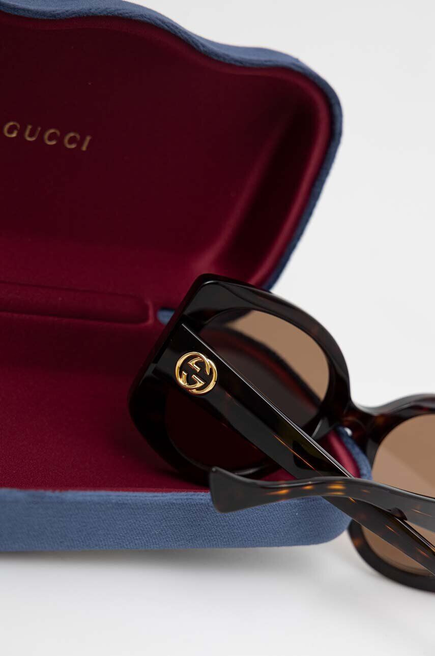 Gucci ochelari de soare femei culoarea maro - Pled.ro