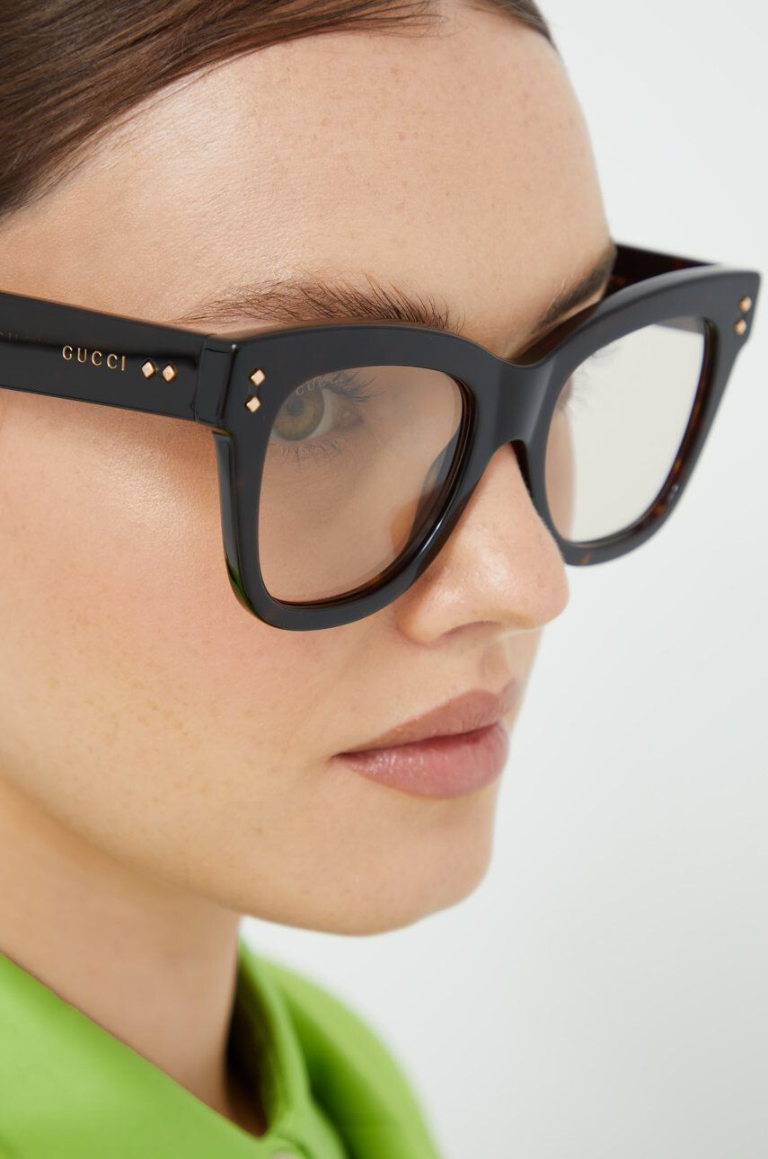 Gucci ochelari de soare femei culoarea maro - Pled.ro