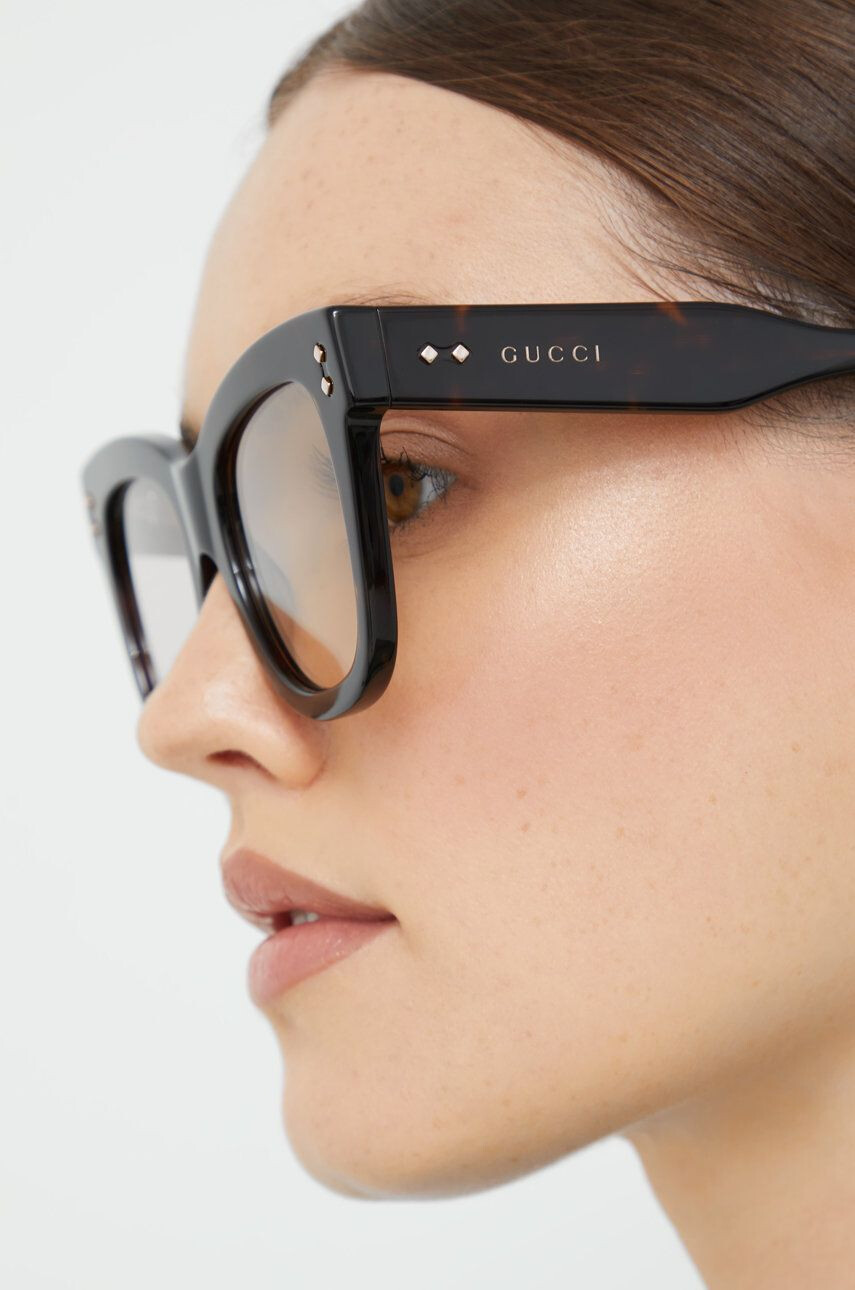 Gucci ochelari de soare femei culoarea maro - Pled.ro