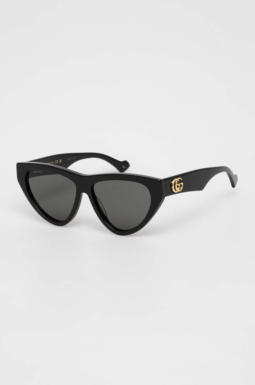 Gucci ochelari de soare femei culoarea negru - Pled.ro