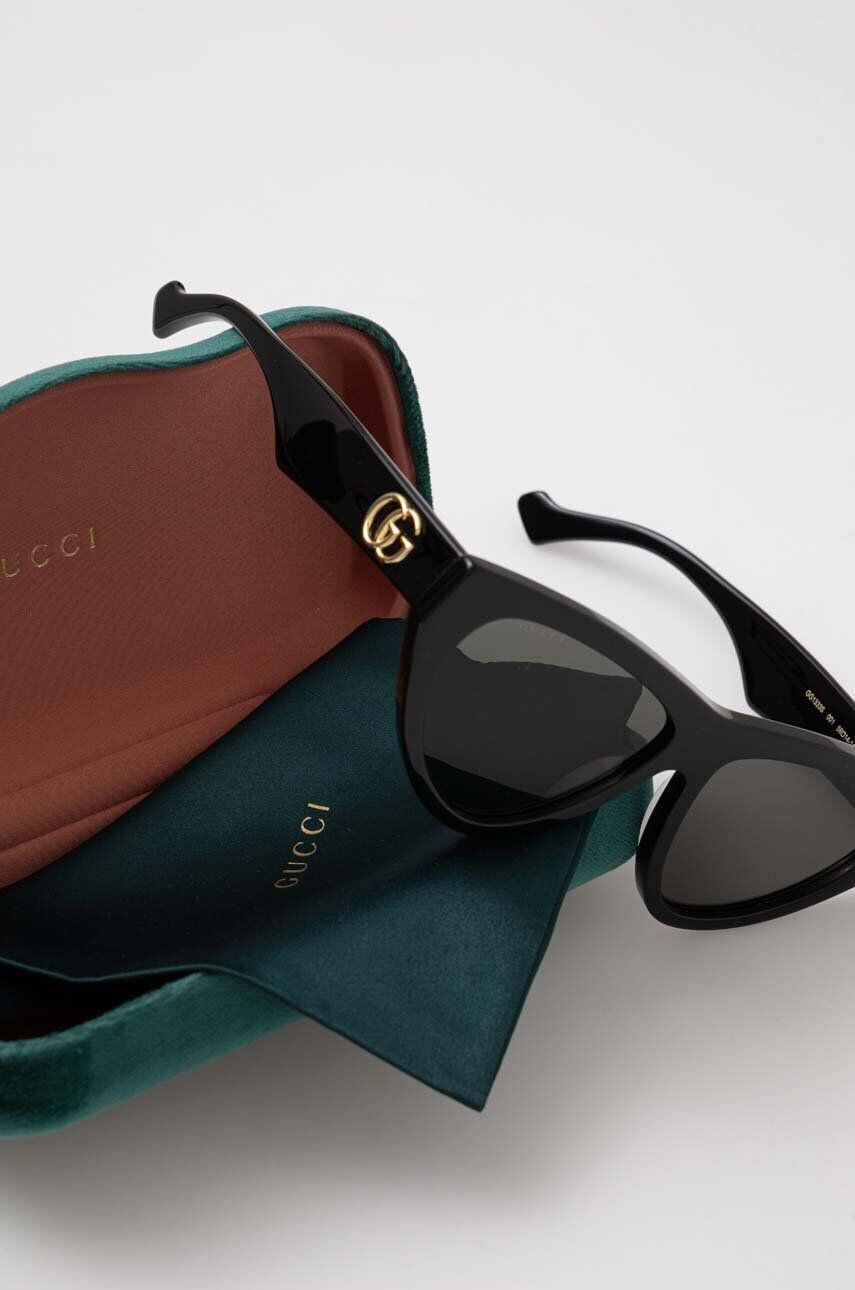 Gucci ochelari de soare femei culoarea negru - Pled.ro