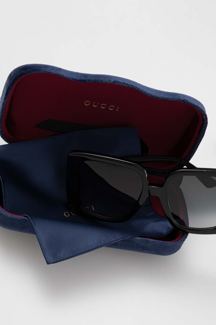 Gucci ochelari de soare femei culoarea negru - Pled.ro