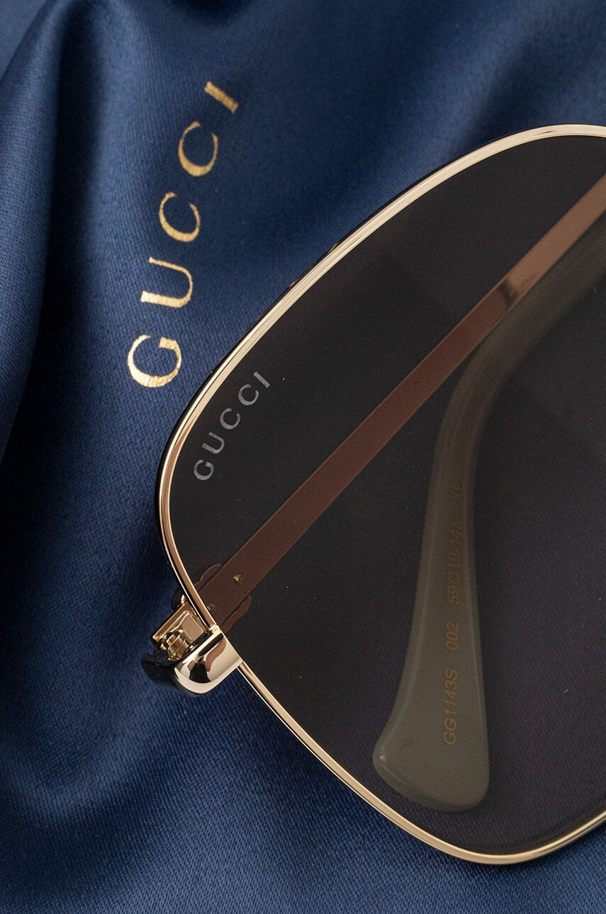 Gucci ochelari de soare femei culoarea auriu - Pled.ro