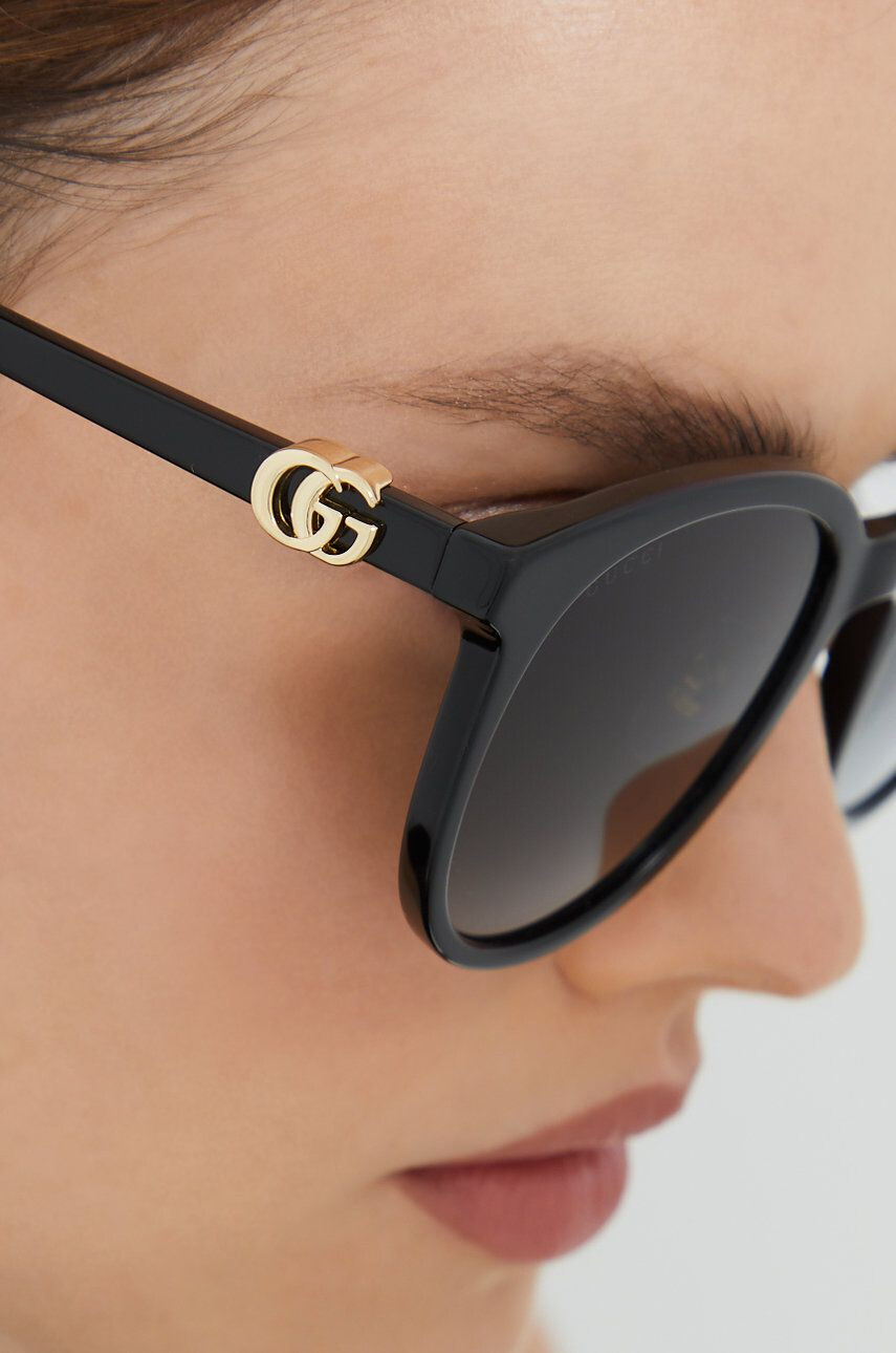 Gucci ochelari de soare femei culoarea negru - Pled.ro