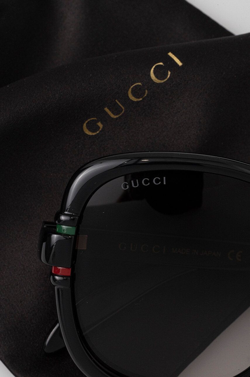 Gucci ochelari de soare femei culoarea negru - Pled.ro