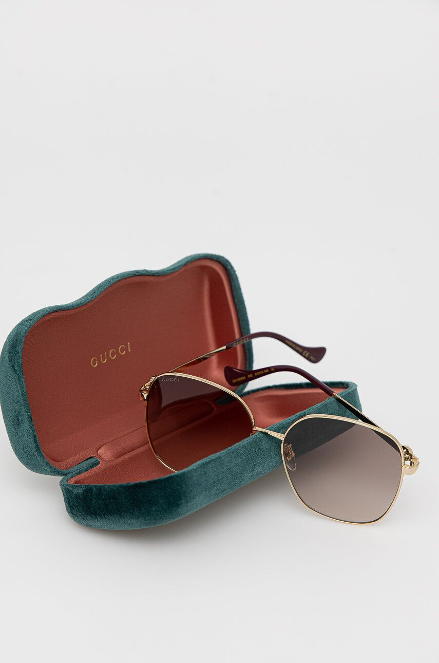 Gucci ochelari de soare femei culoarea auriu - Pled.ro