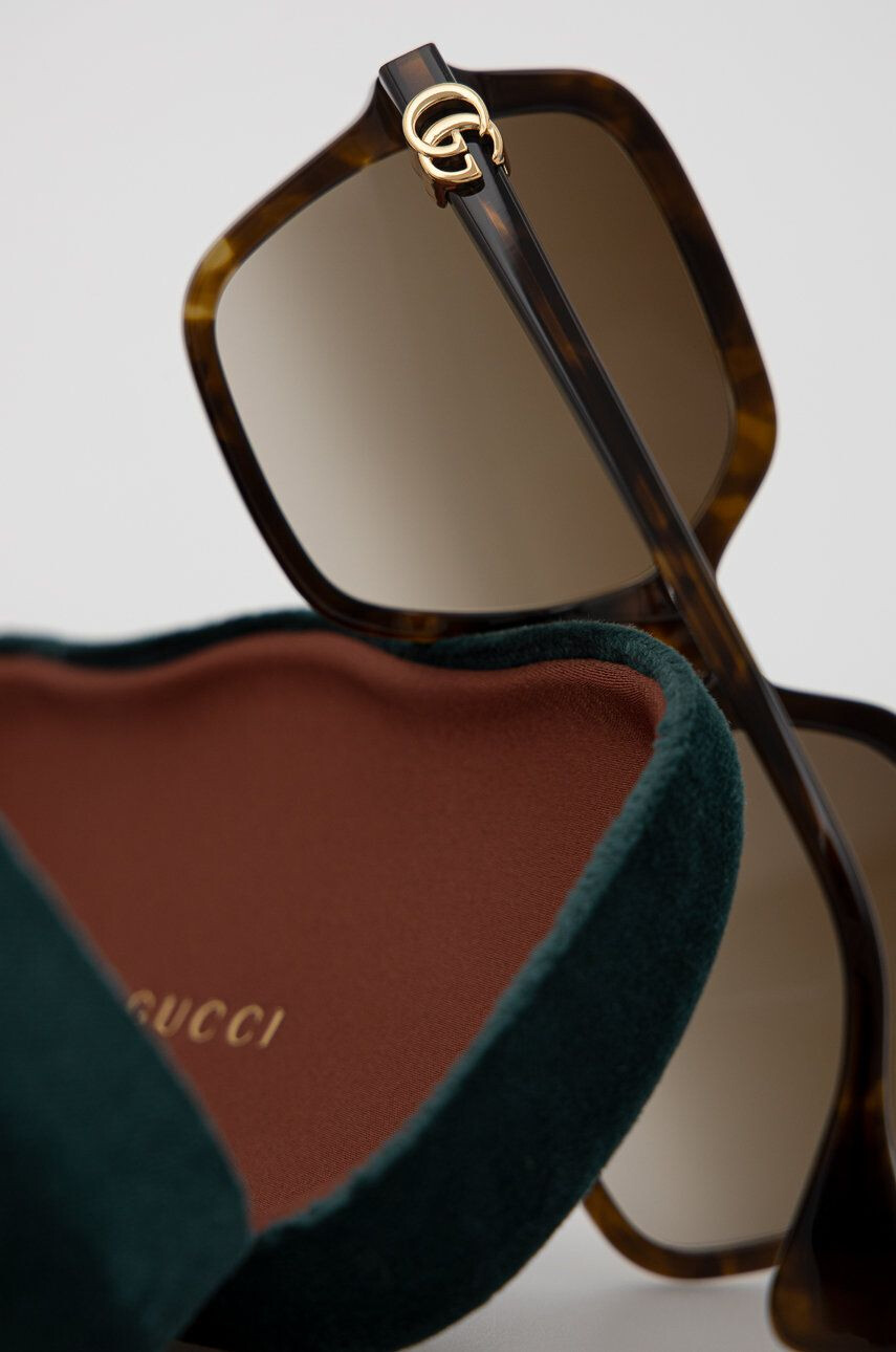 Gucci ochelari de soare femei culoarea maro - Pled.ro