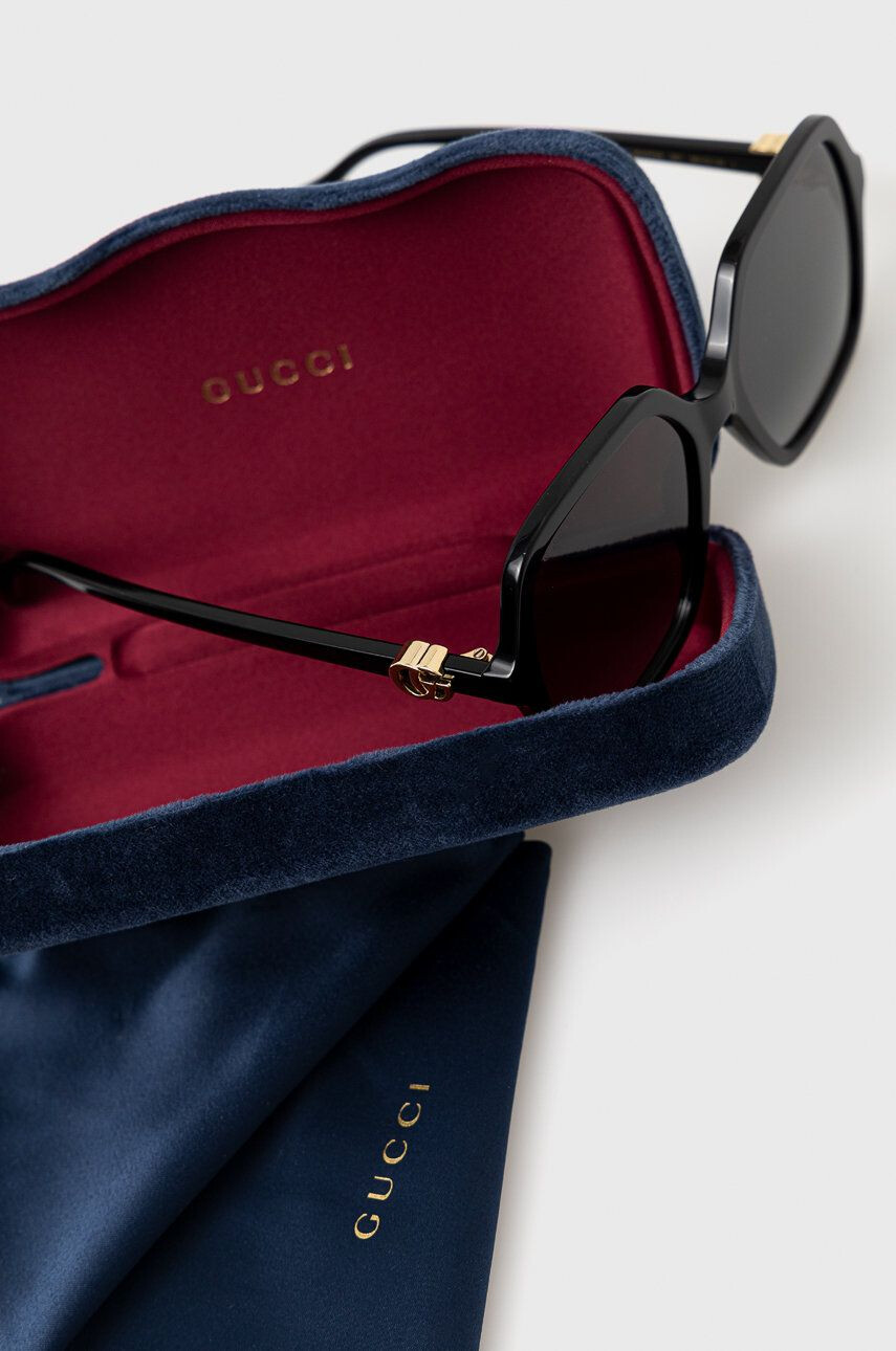 Gucci ochelari de soare femei culoarea negru - Pled.ro