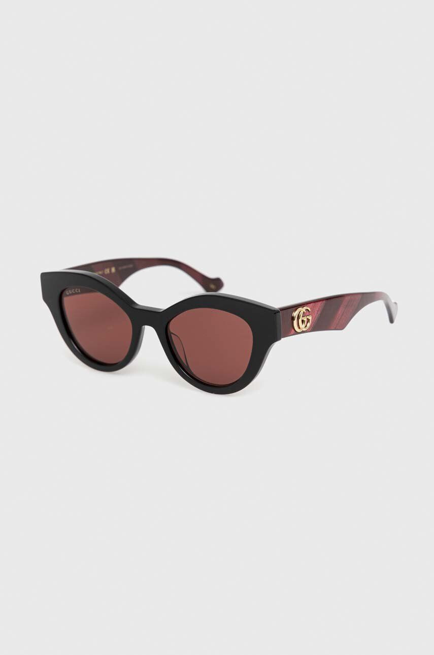 Gucci ochelari de soare femei culoarea bordo - Pled.ro