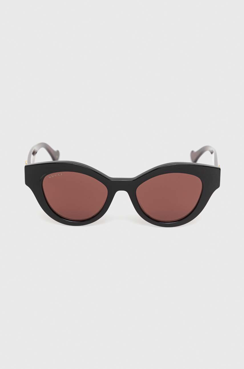 Gucci ochelari de soare femei culoarea bordo - Pled.ro