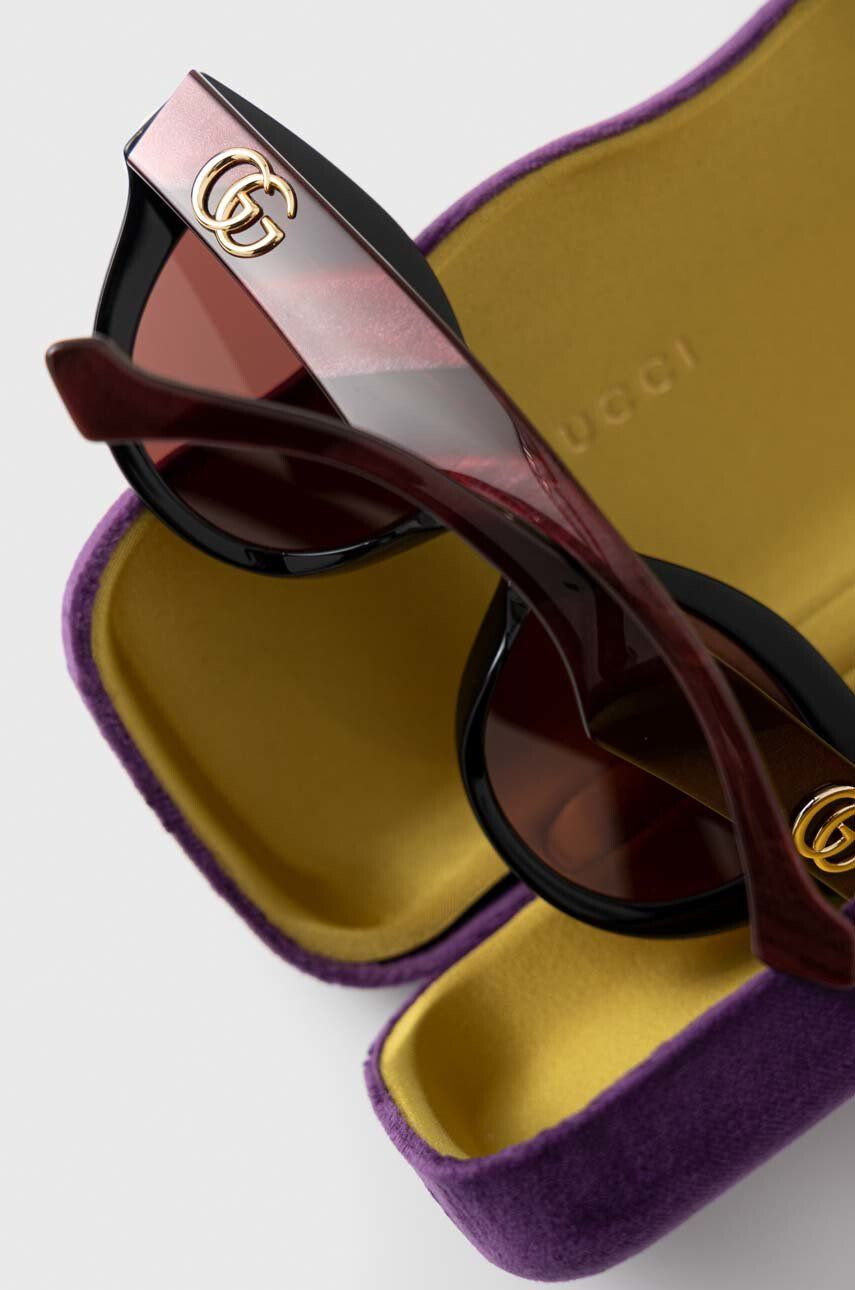 Gucci ochelari de soare femei culoarea bordo - Pled.ro